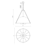 Alora Mood Crosby 33-in Chandelier