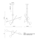 Kuzco Amara 32-in Chandelier