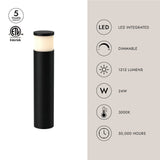 Kuzco Chadworth 30-in Exterior Bollard