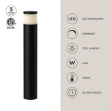 Kuzco Chadworth 40-in Exterior Bollard