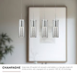 Kuzco Champagne 4-in 4 Head Multi Pendant