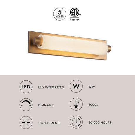 Kuzco Charleston 18-in Vanity Light