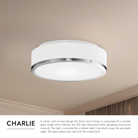 Kuzco Charlie 12-in LED Flush Mount