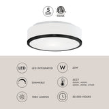 Kuzco Charlie 12-in LED Flush Mount