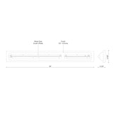Kuzco Charlotte 36-in Vanity Light