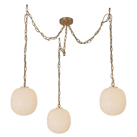 Alora Mood Cherise 12-in 3-Head Multi Pendant