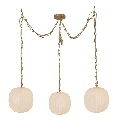 Alora Mood Cherise 12-in 3-Head Multi Pendant