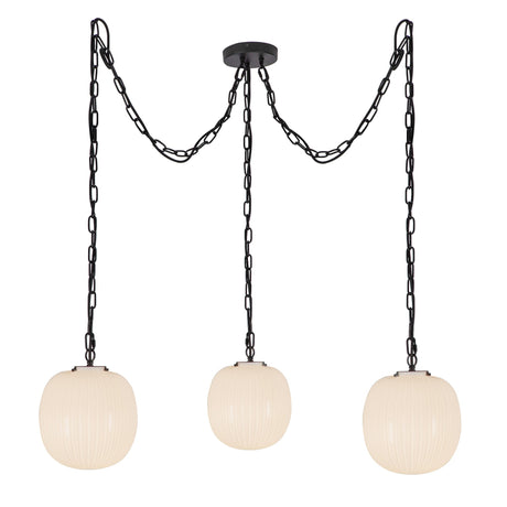 Alora Mood Cherise 12-in 3-Head Multi Pendant