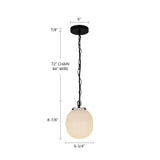 Alora Mood Cherise 7-in Pendant
