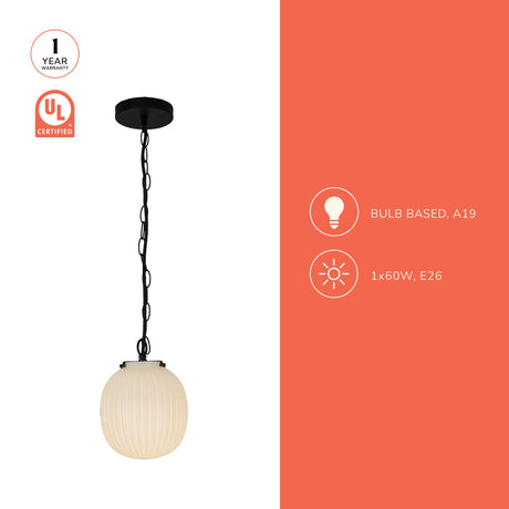 Alora Mood Cherise 7-in Pendant