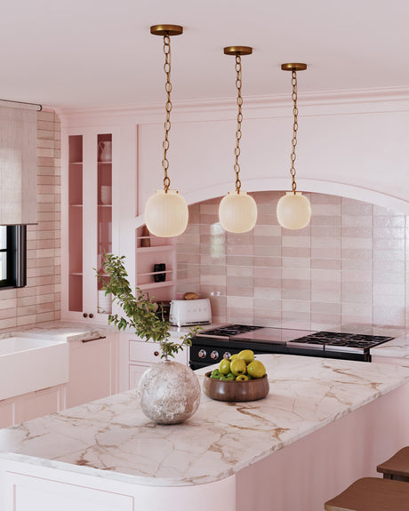 Alora Mood Cherise 12-in Pendant