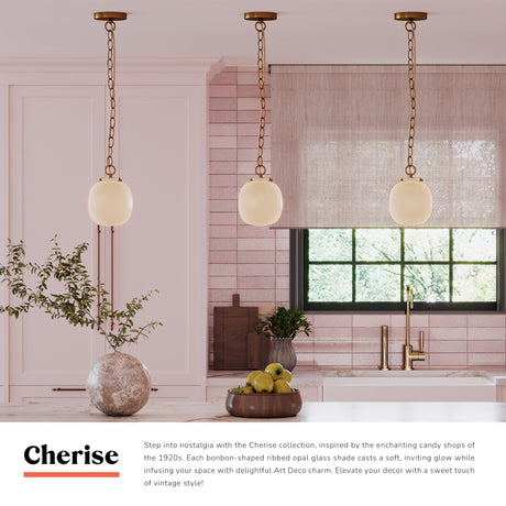 Alora Mood Cherise 12-in Pendant