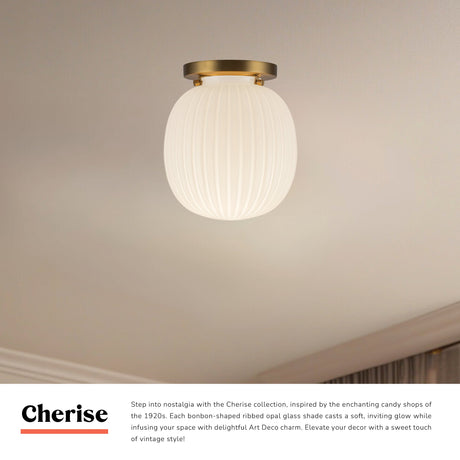 Alora Mood Cherise 7-in Semi-Flush Mount