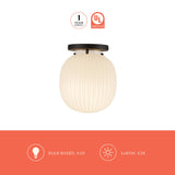 Alora Mood Cherise 7-in Semi-Flush Mount