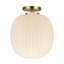 Alora Mood Cherise 12-in Semi-Flush Mount
