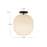 Alora Mood Cherise 12-in Semi-Flush Mount