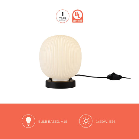Alora Mood Cherise 7-in Table Lamp