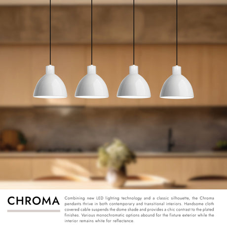 Kuzco Chroma 6-in 4 Head Multi Pendant