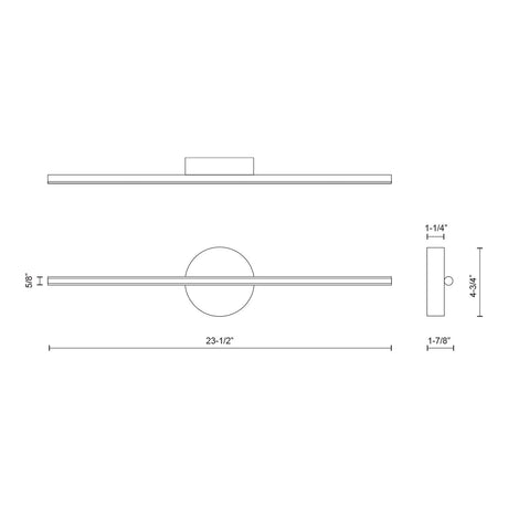 Kuzco Chute 23-in Wall Sconce