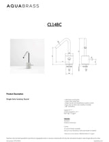 Single-hole lavatory faucet