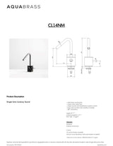 Single-hole lavatory faucet