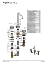Widespread lavatory faucet