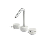 Widespread lavatory faucet