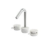 Widespread lavatory faucet