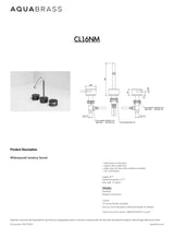 Widespread lavatory faucet