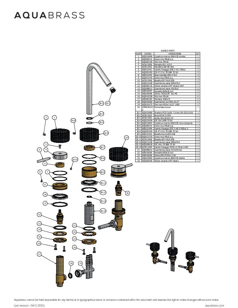 Widespread lavatory faucet
