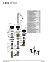 Widespread lavatory faucet