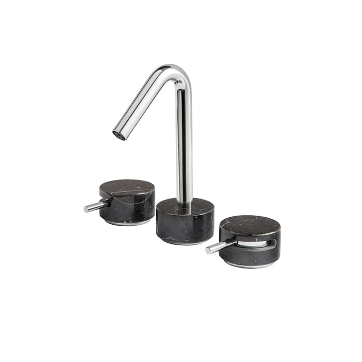 Widespread lavatory faucet