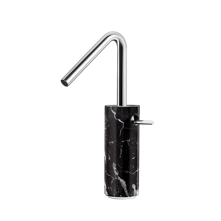 Tall single-hole lavatory faucet