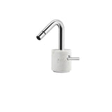 Single-hole bidet with swivel spray