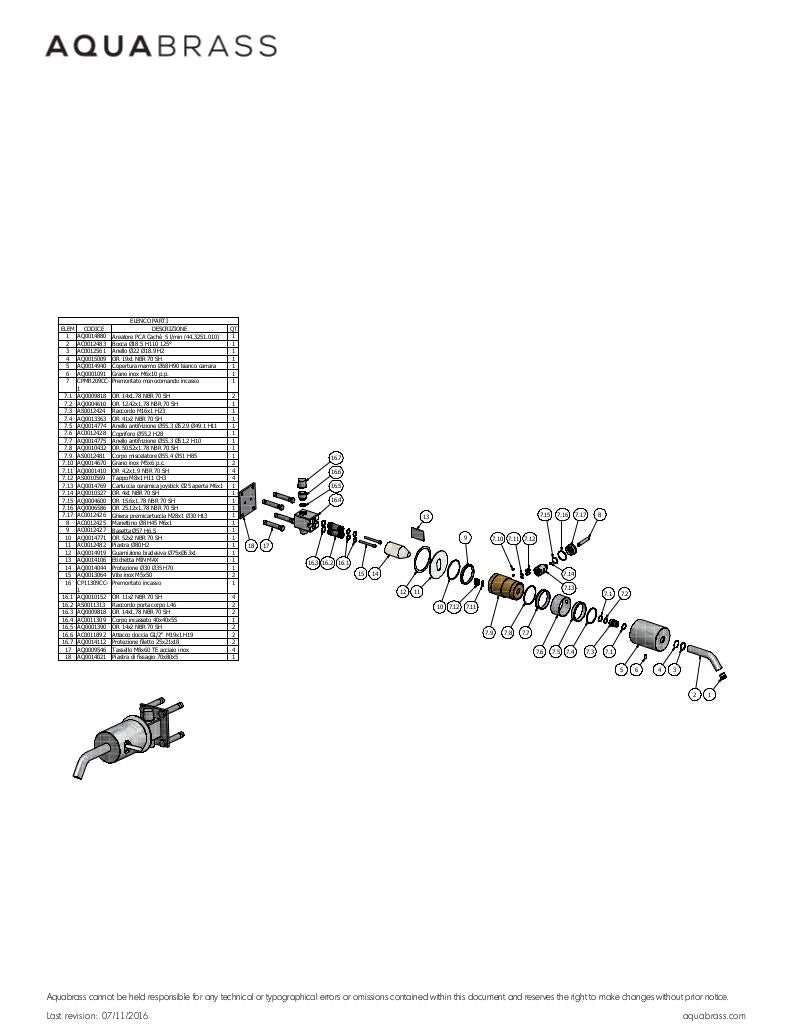 Wallmount lavatory faucet