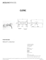 Wallmount lavatory faucet