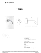 8" round tub spout