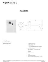8" round tub spout