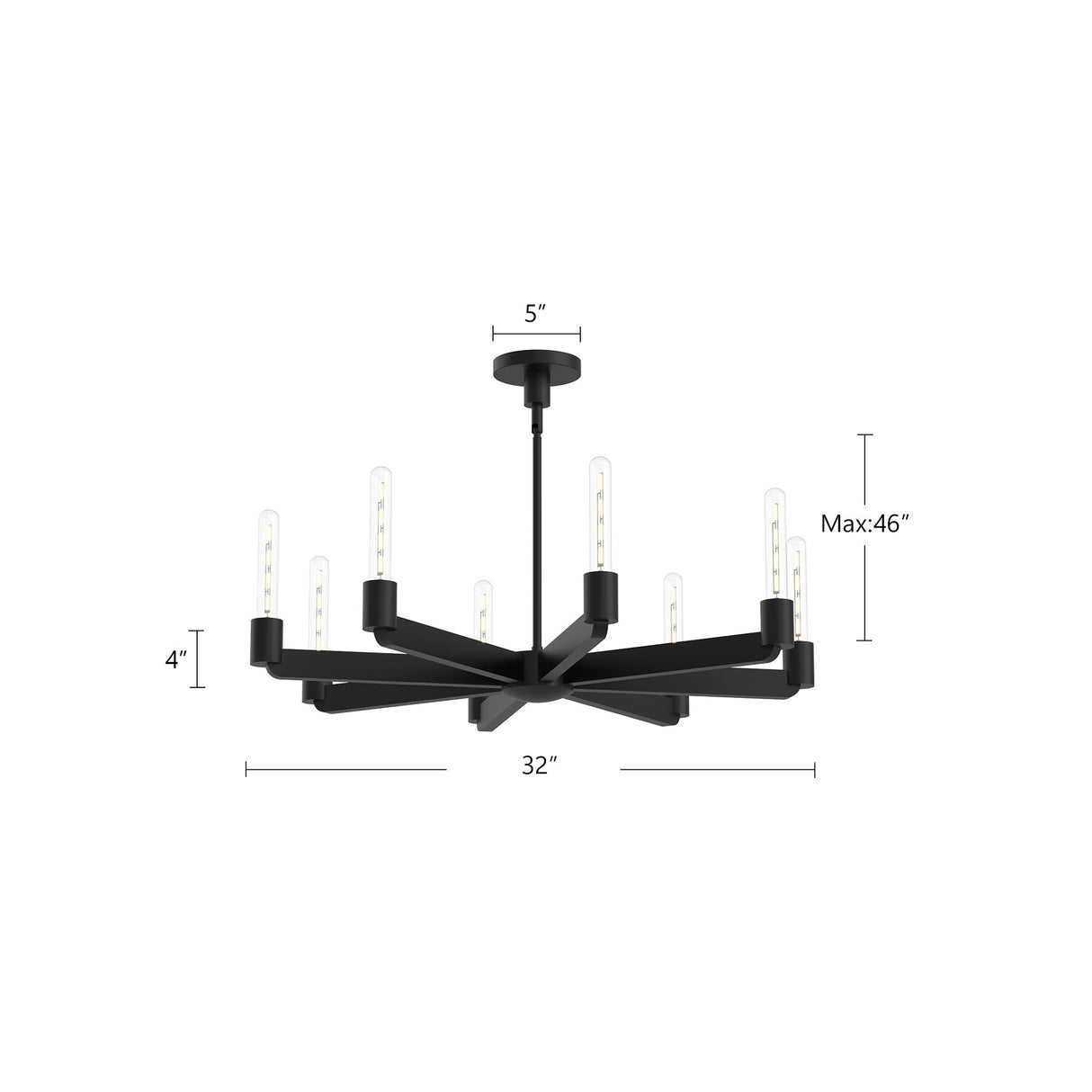 Alora Mood Claire 32-in Chandelier