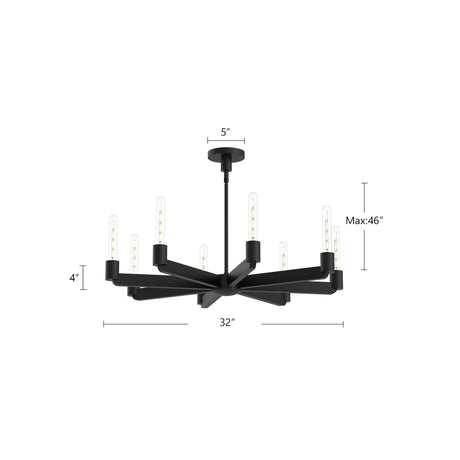 Alora Mood Claire 32-in Chandelier