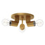 Alora Mood Claire 10-in Semi-Flush Mount
