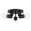 Alora Mood Claire 10-in Semi-Flush Mount