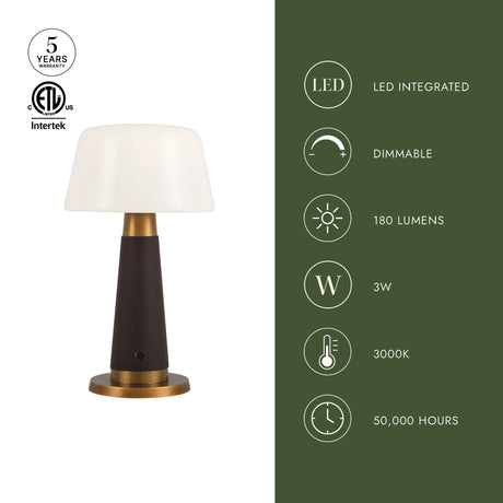 Alora Clemence 6-in Table Lamp