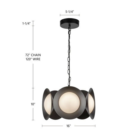 Kuzco Cleo 16-in Chandelier