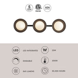 Kuzco Cleo 23-in Vanity Light