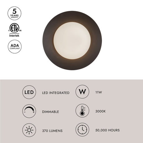 Kuzco Cleo 9-in Wall Sconce