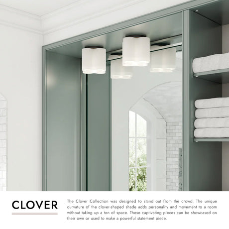 Kuzco Clover 9-in Flush Mount