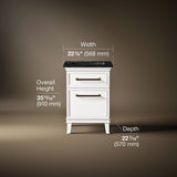 Artifacts™ 24" bathroom vanity cabinet with sink and quartz top