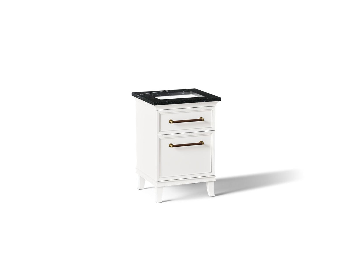 Artifacts™ 24" bathroom vanity cabinet with sink and quartz top