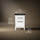 Artifacts™ 24" bathroom vanity cabinet with sink and quartz top